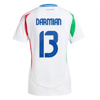 Italia Matteo Darmian #13 Maglia Gara Trasferta Repliche Europei 2024 Donna